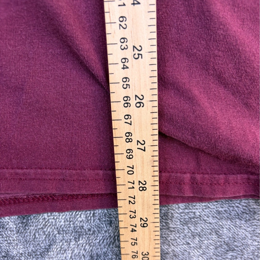 Gildan T-Shirt Mens L Maroon Muscle Car Mania Day of Speed Graphic Maine Racing - Picture 3 of 6